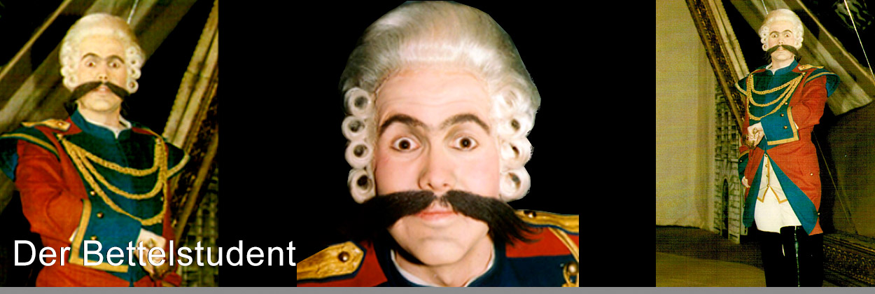 Derek Anthony sings the role of Ollendorf in Der Bettelstudent